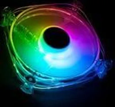 Produktbild von Lamptron Icecloud+ ARGB 120 PWM Lüfter - transparent