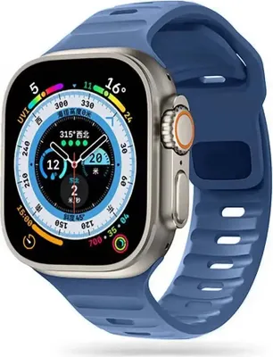 Zdjęcie produktu dla Bransoletka Tech-Protect IconBand Line do Apple Watch 4, 5, 6, 7, 8, 9, SE, Ultra 1, 2 (42/44/45/49 mm), jasnoniebieska