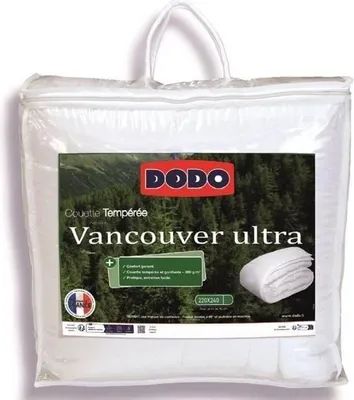 Obrázok produktu pre DODO Vancouver Tvrdená prikrývka - 220 x 240 cm - biela
