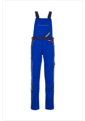 Produktbild von Planam Highline Damen Latzhose kornblau/marine/zink Gr. 40, 2338040