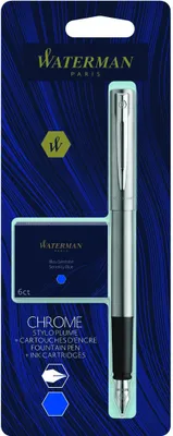 Produktbild von WATERMAN FÜLLFEDERHALTER Chrome CT+ 6 PATRONEN SET