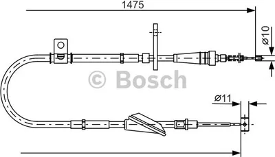 Produktbild von Bosch Seilzug, Feststellbremse 1 987 482 211