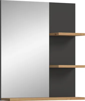 Produktbild von Badezimmer Spiegel Canu | Artisan Eiche / Basalt grau