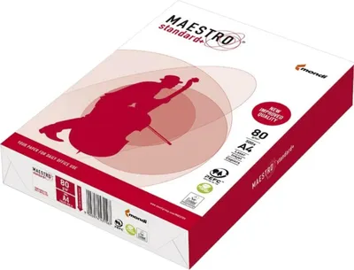 Zdjęcie produktu dla IGEPA Paper copier office Maestro Standard Plus class B 94918A80 (A4; 80g/m2; 500 sheets; paper white  matte)