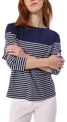 Immagine prodotto di Camicetta da marinaio da donna, in cotone, a righe