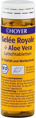 TABLETKI DO SSANIA MLECZKO PSZCZELE + ALOES BIO 30 g (60 sztuk) - HOYER