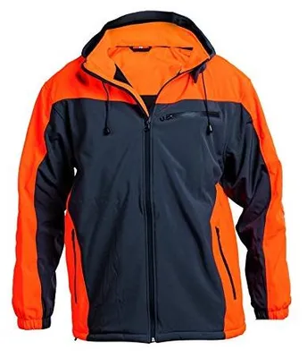 Produktbild von Hammerkauf softshelljacke mit futter xxl farbe grau/orange