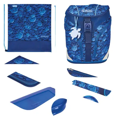 Image de herlitz 50043026 herlitz Schulranzen SoftLight Plus GREENline "Deep Sea" (cartable)