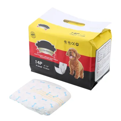 Produktbild von Hundewindeln, Einweg für männliche Hunde, auslaufsicheres Design mit Urinindikator, hygienische Hose für Haustiere (XS)