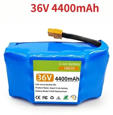 Zdjęcie produktu dla Akumulator do hoverboarda - 36V, bateria litowo-jonowa 18650 - zestaw 4400 mAh, konfiguracja 10s2p - akumulator zastępczy do hulajnogi samobalansującej/elektrycznej jednokołowca