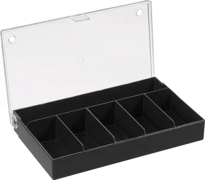 Image de Hüfner Boîte d'assortiment 800004 164x31x101mm Compartiments : 6
