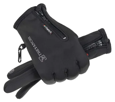 Productafbeelding van Fietshandschoenen winter - Touchscreen - Waterdicht en winddicht - Antislip - Zwart