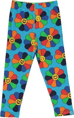 Zdjęcie produktu dla Legginsy dziecięce Småfolk, wzór kwiatowy
