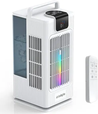 Image de Climatiseur portable 4 en 1, refroidisseur d'air ventilateur avec brumisateur
