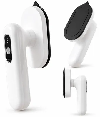 Produktbild von Kabelloses Bügeleisen, Mini Reisebügeleisen für Kleidung, 3 Temperaturstufen, 30 s Schnellaufheizung, USB, Trocken- und Nassbügeln