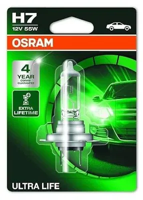 Zdjęcie produktu dla Żarówka halogenowa H7 night breaker laser 12V samochodowa lampa