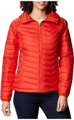 Produktbild von Columbia Wm Powder Lite Hooded Jacket 1699071843, Damen, Jacke, Rot, Größe: M EU