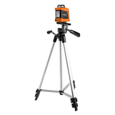 Obrázok produktu pre Plochý laser 15 m, 360° horizontálne, s puzdrom a 1,5 m statívom