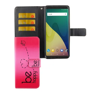Zdjęcie produktu dla Etui na telefon komórkowy Wiko View XL Be Happy Pink