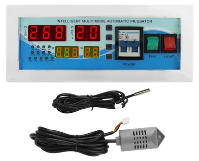Produktbild von Temperatur- und Feuchtigkeitsregler - Digitale Inkubatorsteuerung - Großes LCD-Display