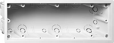 Produktbild von Gira Gerätedose 3-fach E2 für flachen Einbau, 1 Stk.