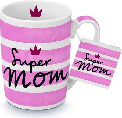 Produktbild von PPD Super Mom D@H Becher, Kaffeebecher, Teebecher, Kaffeetasse, Teetasse, 250ml, 551324