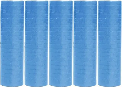 Produktbild von 5 Rollen Papier Luftschlangen blau | schwer entflammbar