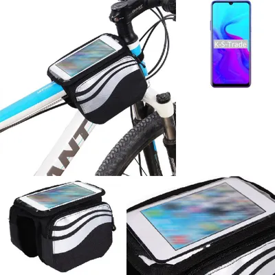 Produktbild von K-S-Trade Rahmentasche Fahrrad-Halterung kompatibel mit Blackview A80 Rahmenhalterung Fahrrad Handyhalterung Fahrradtasche Handy Smartphone Halterung
