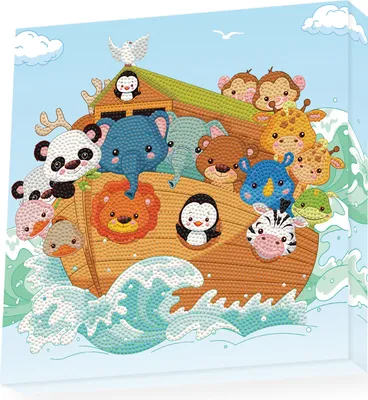Produktbild von DOTZ® BOX Original Diamond Painting Animals 2x2 28 x 28 cm ab 8 Jahren
