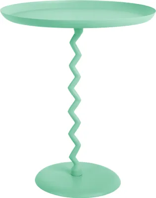 Produktbild von Leitmotiv - Beistelltisch Zig Zag Large - Türkisblau