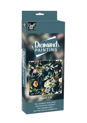 Zdjęcie produktu dla Diamentowe malowanie - Kwiaty 30x40cm