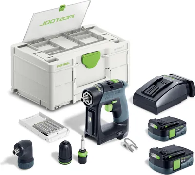 Zdjęcie produktu dla Zestaw akumulatorowych wiertarko-wkrętarek Festool CXS 12 2,5