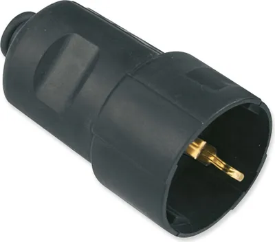 Produktbild von as - Schwabe Kupplung - Schutzkontaktkupplung - Anschluss Leitungen bis max. 1,5mm² - 230V - 16A - IP20 - Schwarz - 45012