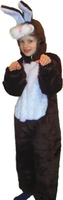 Hasen Kostüm Hoppel für Kinder Gr. 116-158 braun Tier Ostern Osterhase Tierkostüm Fasching Karneval Mottoparty