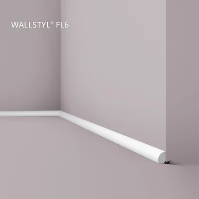 Produktbild von NMC FL6 WALLSTYL Sockelleiste Zierleiste Stuckleiste 2 m
