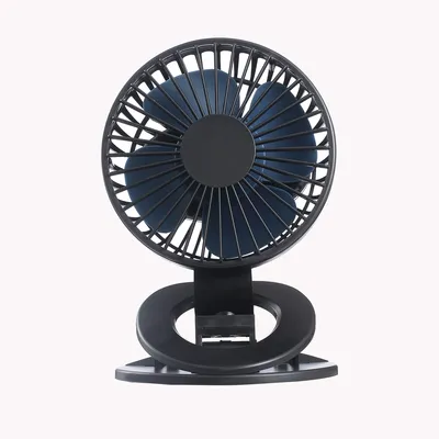 Produktbild von Kleiner USB-Tischventilator, leise, tragbar, wiederaufladbar, Mini-Clip, kreatives Geschenk, praktisches Haushaltsgerät für den Export.