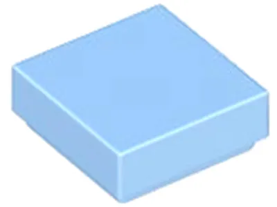 Produktbild von Lego® 1x1 Fliesen 3070 - 10 Stück Helles Hellblau