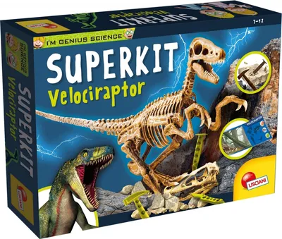 Obrázok produktu pre Zestaw edukacyjny do wykopalisk szkielet Velociraptora
