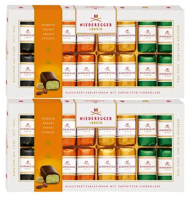 Produktbild Niederegger Marzipan Klassisch Mini Brote Sortiert Schokolade 2er Pack