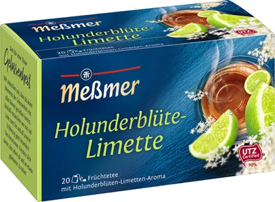 Immagine prodotto di Meßmer Tè ai fiori di sambuco e lime aromatizzato fiorito 45g