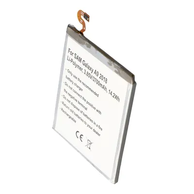 Zdjęcie produktu dla Bateria odpowiednia dla Samsung Galaxy A9 2018, Li-Polymer, 3.85V, 3700mAh, 14.2Wh, wbudowana, bez narzędzi