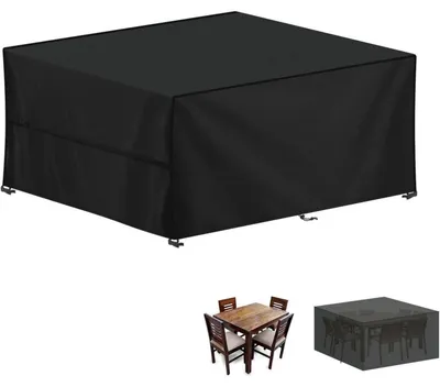 Obrázok produktu pre Poťah na záhradný nábytok, vodotesný ochranný obal, ochrana proti UV žiazeniu, materiál Oxford 420D, rozmery 140x110x85 cm