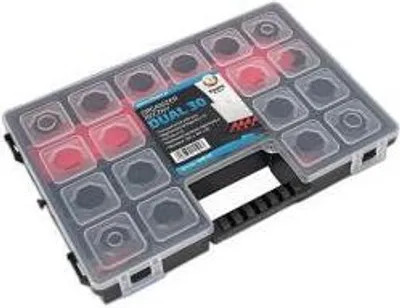 Produktbild von Kleinteile-Organisator Koffer 28 x 18 cm 14 Fächer