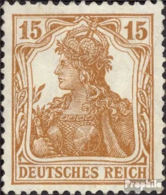 Produktbild von Briefmarken Deutsches Reich 1916 Mi 100a postfrisch Germania Wz 1 / Ergänzung-Werte