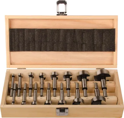 Produktbild von Projahn Maschinen Forstnerbohrer Kassette ECO 15-tlg Bohrer, Bohrerset 33002-1