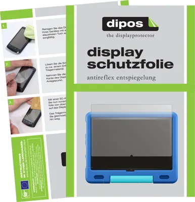 Produktbild von 2x Schutzfolie für Amazon Fire HD 10 Kids (2021) matt Displayschutzfolie Folie Display Schutz dipos