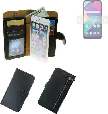 Produktbild von K-S-Trade Schutz Hülle kompatibel mit LG Electronics Phoenix 5 Klapphülle Case Phone cover Slim Handytasche Handy Hülle schwarz aus Kunstleder (1