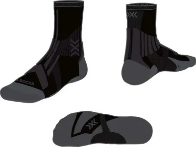 Produktbild von X-socks Trail Run Perform Crew Socken Schwarz EU 39-41 Herren,Damen Schwarz EU 39-41