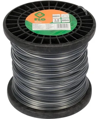Produktbild von DRYGON Mähfaden 3.0mm x 60m Monofilament Schnur Für Rasenmäher, Gartengeräte