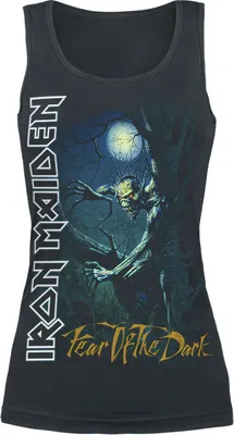 Produktbild von Iron Maiden Top Damen Fear Of The Dark schwarz S